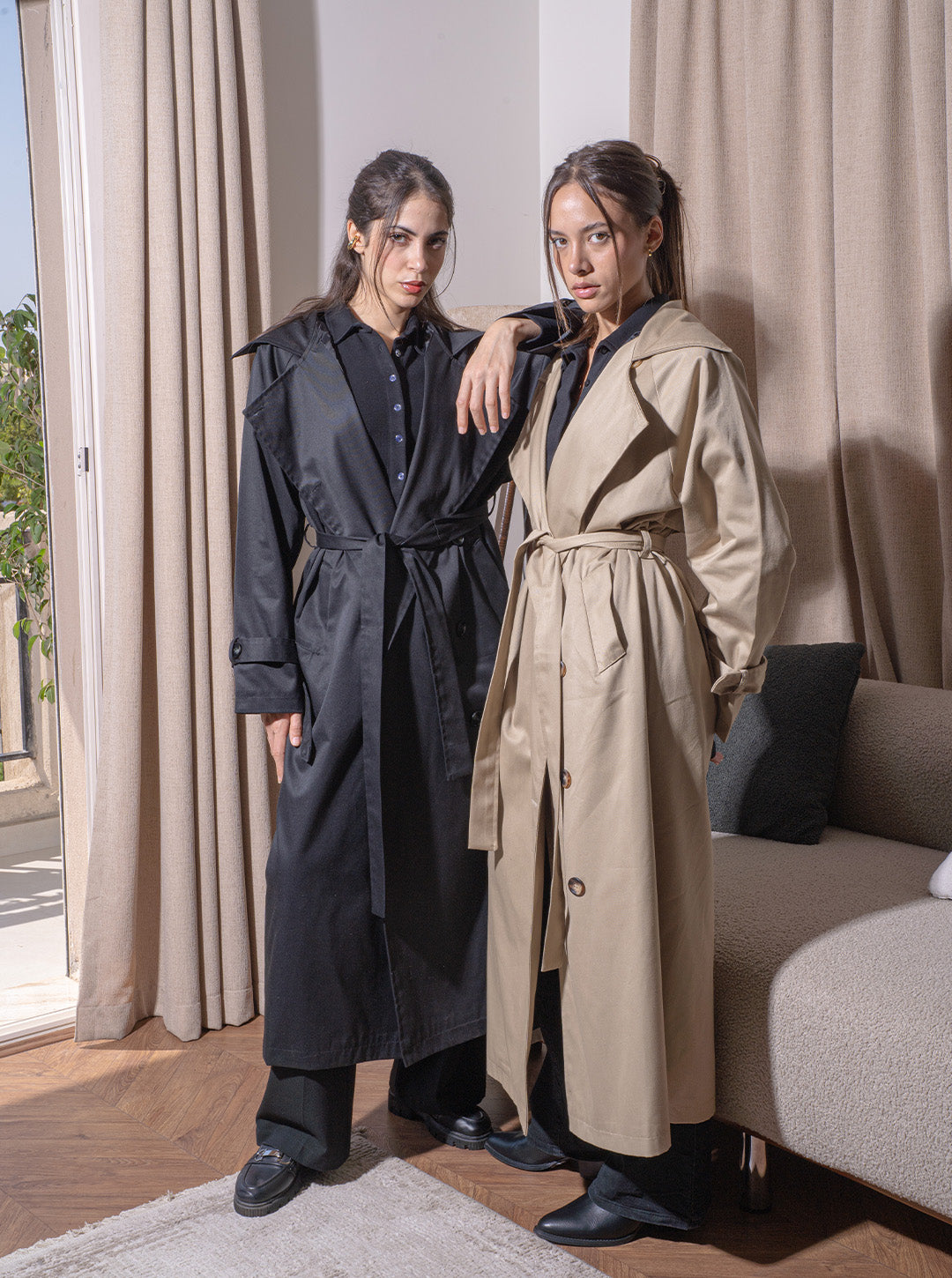 The Classic Black Trench