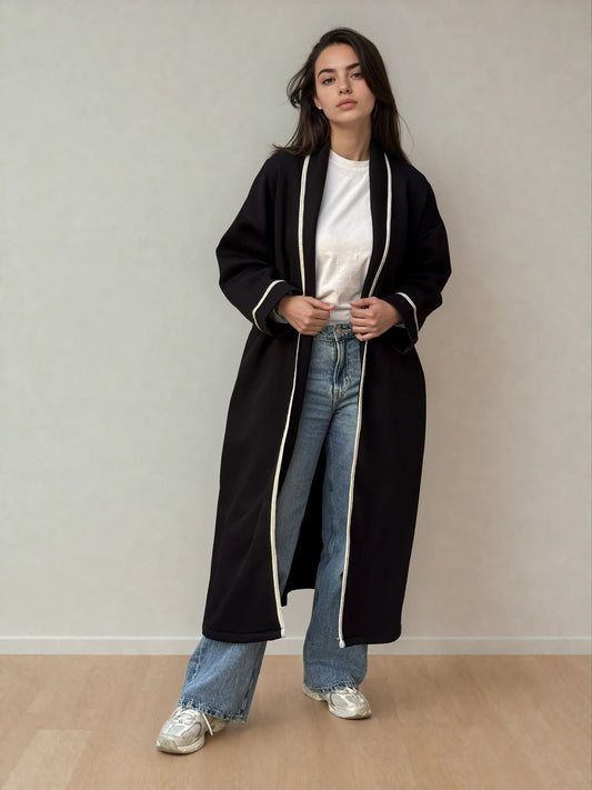 Day to Night Black Kaftan