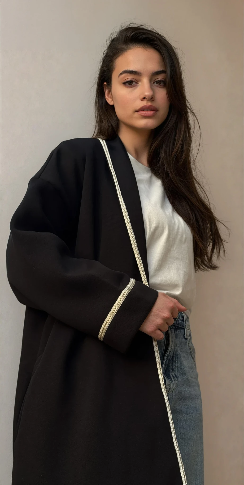 Day to Night Black Kaftan